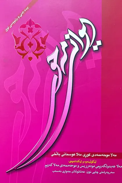 جلد کتاب دیوانی مه‌حوی